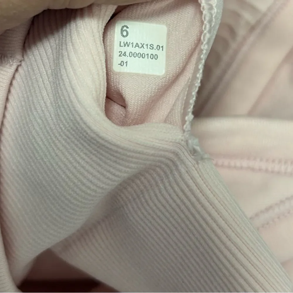 Lululemon Ebb To Street Tank II in Light Pink Size 6